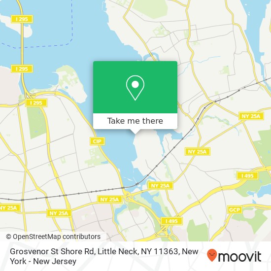 Mapa de Grosvenor St Shore Rd, Little Neck, NY 11363