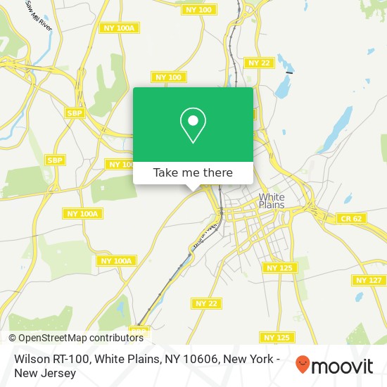 Mapa de Wilson RT-100, White Plains, NY 10606