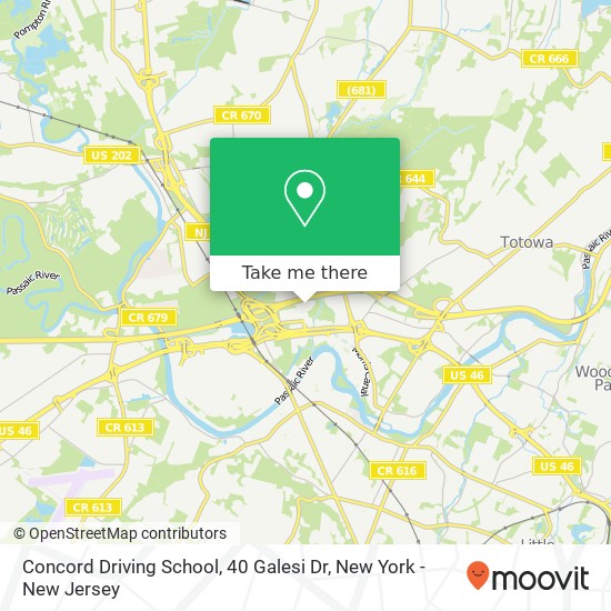 Concord Driving School, 40 Galesi Dr map