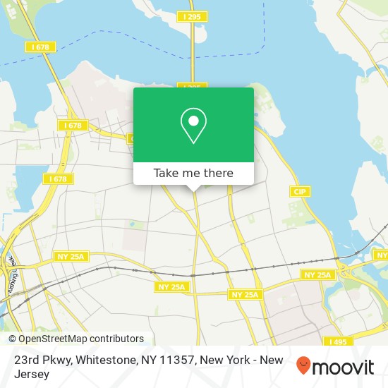 Mapa de 23rd Pkwy, Whitestone, NY 11357