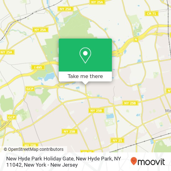 New Hyde Park Holiday Gate, New Hyde Park, NY 11042 map