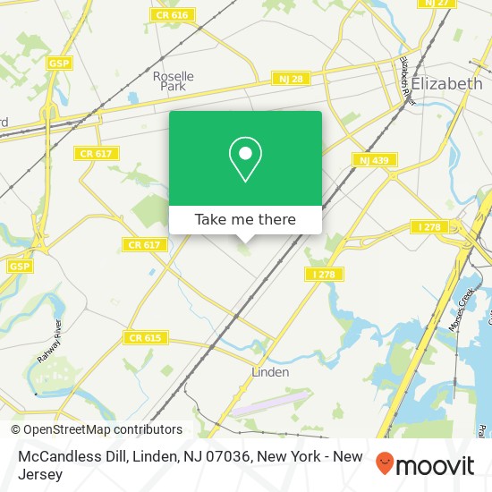 McCandless Dill, Linden, NJ 07036 map