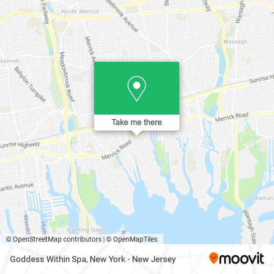 Goddess Within Spa map