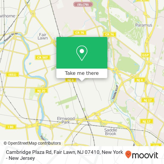 Cambridge Plaza Rd, Fair Lawn, NJ 07410 map