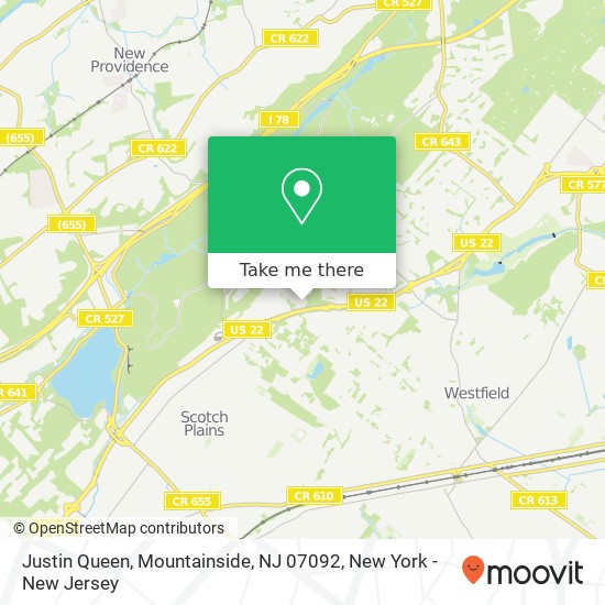 Justin Queen, Mountainside, NJ 07092 map