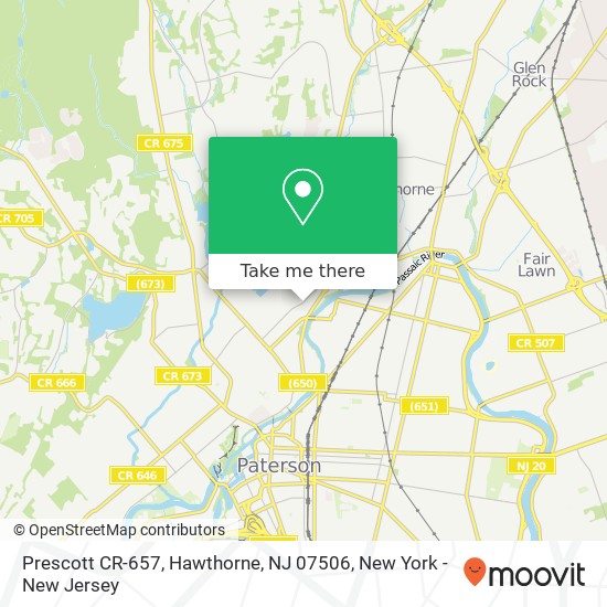 Prescott CR-657, Hawthorne, NJ 07506 map