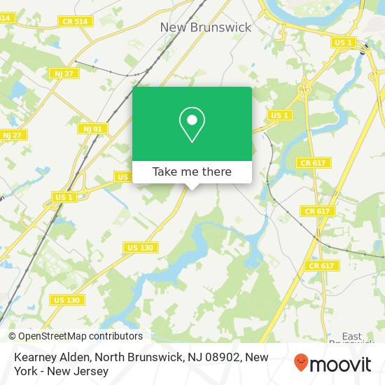 Kearney Alden, North Brunswick, NJ 08902 map