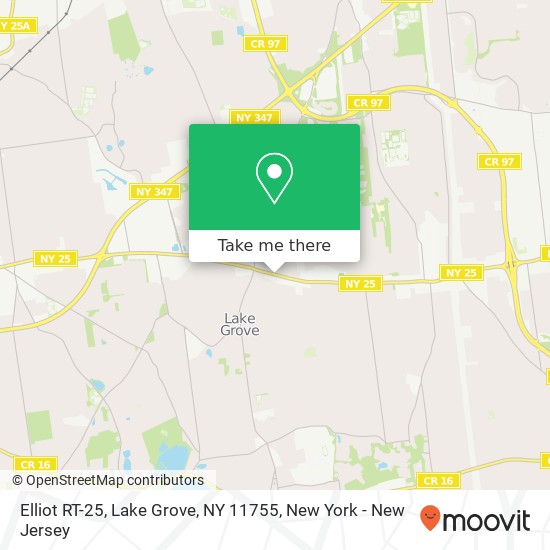 Elliot RT-25, Lake Grove, NY 11755 map