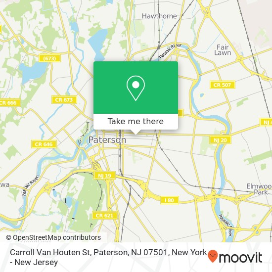 Carroll Van Houten St, Paterson, NJ 07501 map