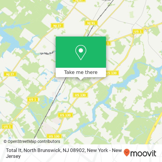 Mapa de Total It, North Brunswick, NJ 08902