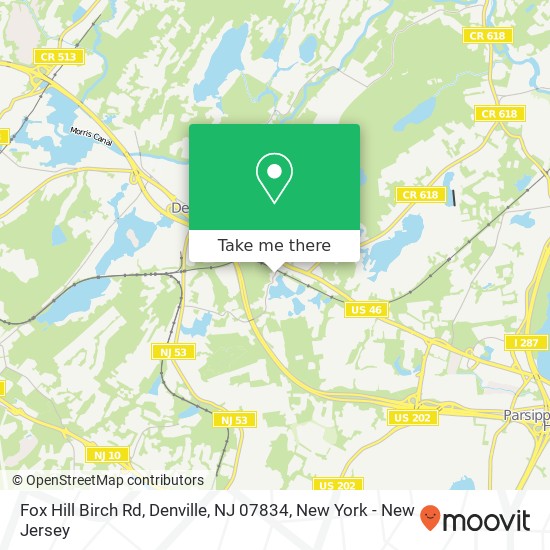 Fox Hill Birch Rd, Denville, NJ 07834 map