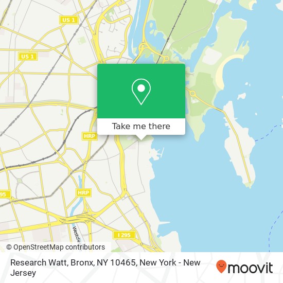 Mapa de Research Watt, Bronx, NY 10465