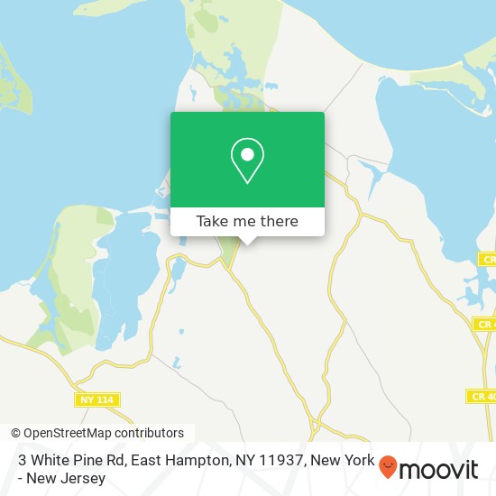 3 White Pine Rd, East Hampton, NY 11937 map