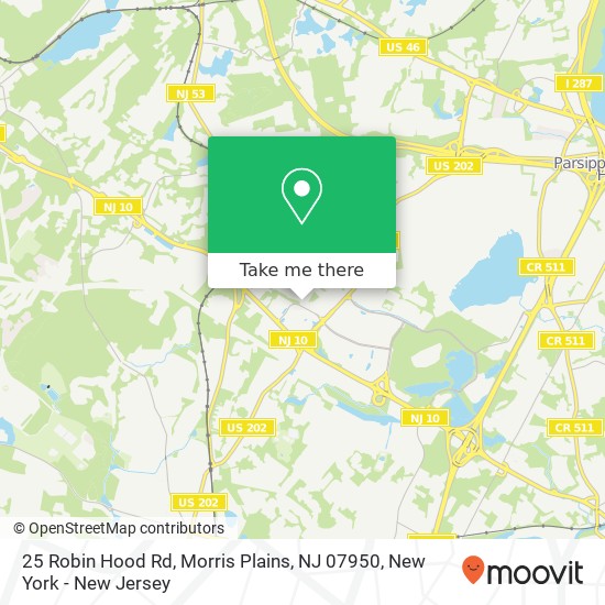 25 Robin Hood Rd, Morris Plains, NJ 07950 map