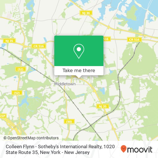 Mapa de Colleen Flynn - Sotheby's International Realty, 1020 State Route 35