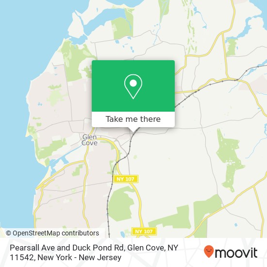 Pearsall Ave and Duck Pond Rd, Glen Cove, NY 11542 map