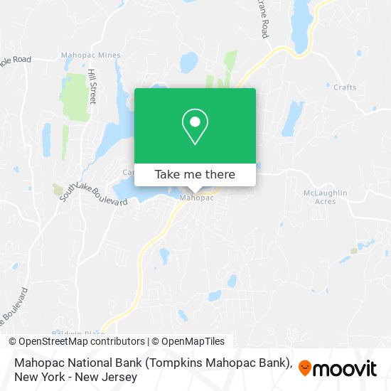 Mapa de Mahopac National Bank (Tompkins Mahopac Bank)