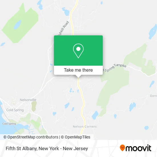 Fifth St Albany map