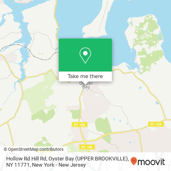 Hollow Rd Hill Rd, Oyster Bay (UPPER BROOKVILLE), NY 11771 map