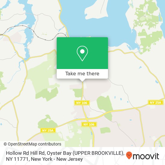 Hollow Rd Hill Rd, Oyster Bay (UPPER BROOKVILLE), NY 11771 map