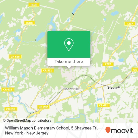 Mapa de William Mason Elementary School, 5 Shawnee Trl