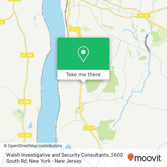 Walsh Investigative and Security Consultants, 2600 South Rd map