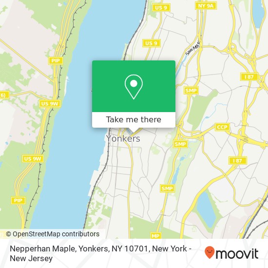 Mapa de Nepperhan Maple, Yonkers, NY 10701