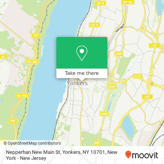 Mapa de Nepperhan New Main St, Yonkers, NY 10701