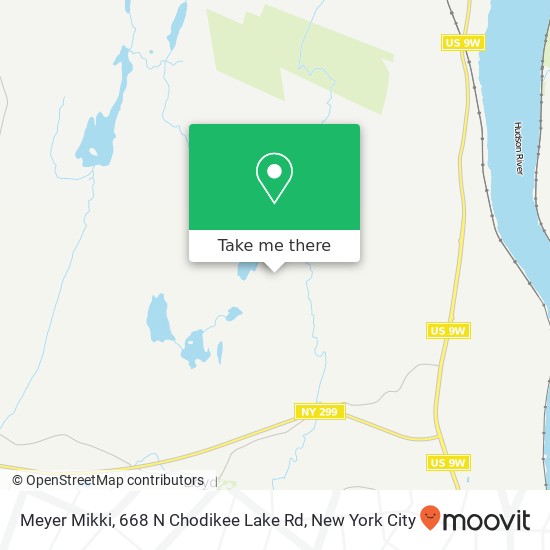 Mapa de Meyer Mikki, 668 N Chodikee Lake Rd