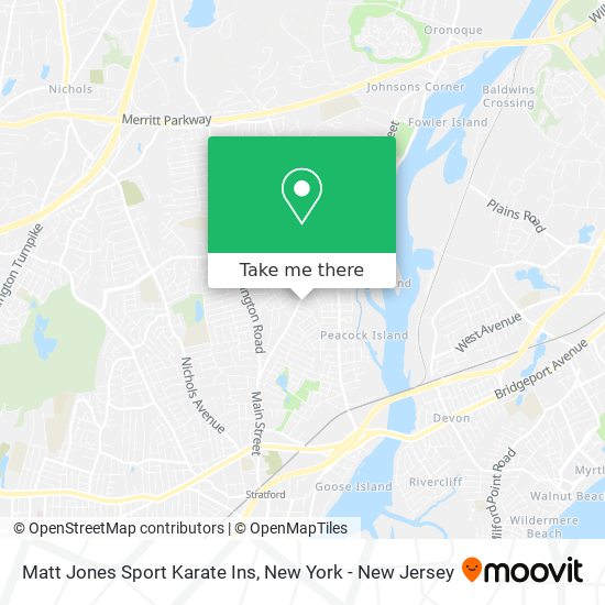 Mapa de Matt Jones Sport Karate Ins