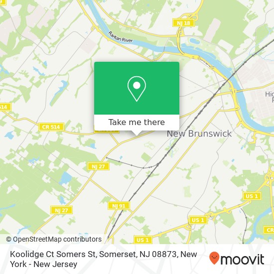 Koolidge Ct Somers St, Somerset, NJ 08873 map