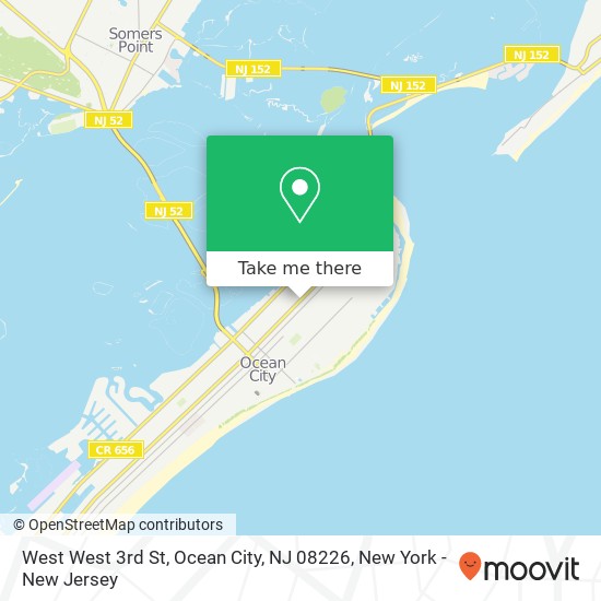 West West 3rd St, Ocean City, NJ 08226 map