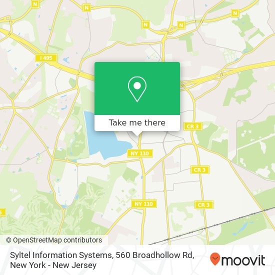 Mapa de Syltel Information Systems, 560 Broadhollow Rd