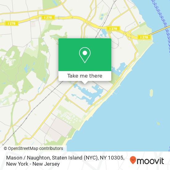 Mason / Naughton, Staten Island (NYC), NY 10305 map