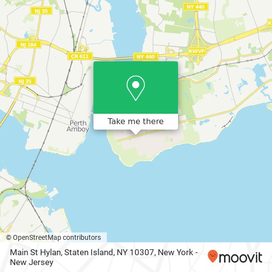 Mapa de Main St Hylan, Staten Island, NY 10307