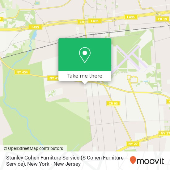Stanley Cohen Furniture Service map