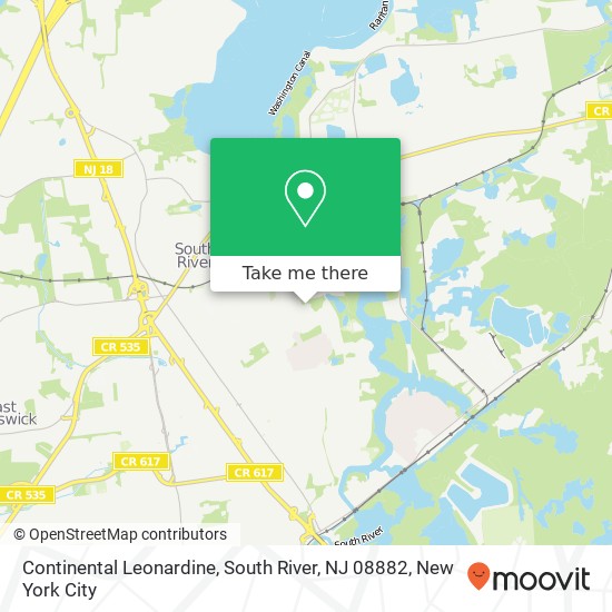Continental Leonardine, South River, NJ 08882 map