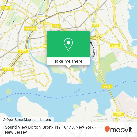 Sound View Bolton, Bronx, NY 10473 map