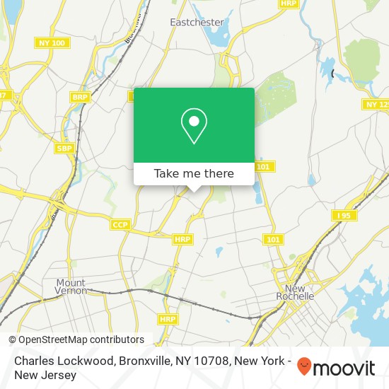 Charles Lockwood, Bronxville, NY 10708 map