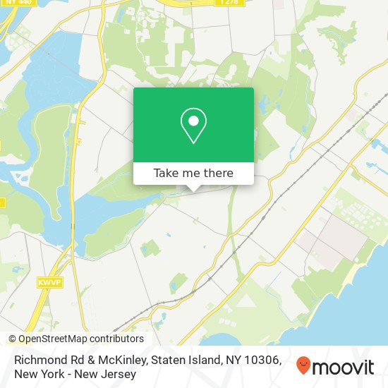 Richmond Rd & McKinley, Staten Island, NY 10306 map