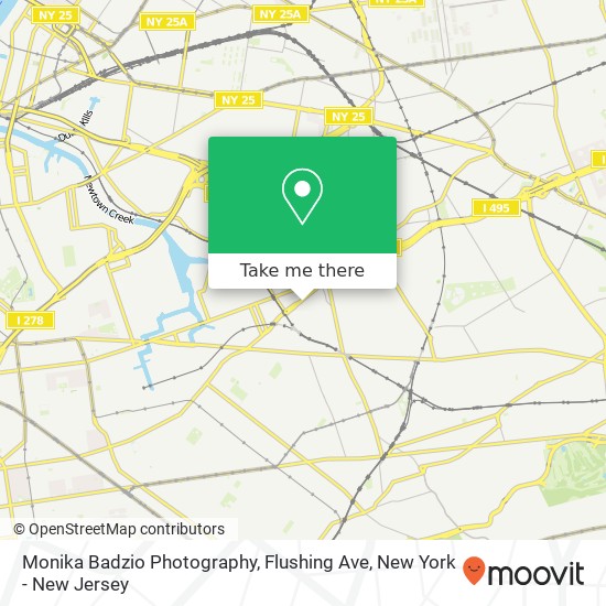 Monika Badzio Photography, Flushing Ave map