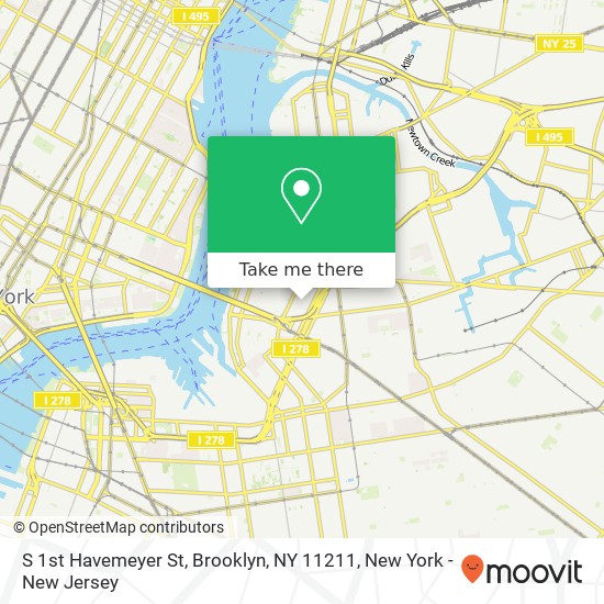 S 1st Havemeyer St, Brooklyn, NY 11211 map