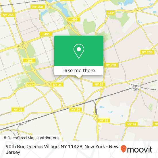 Mapa de 90th Bor, Queens Village, NY 11428