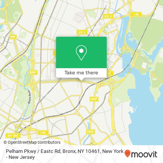 Mapa de Pelham Pkwy / Eastc Rd, Bronx, NY 10461