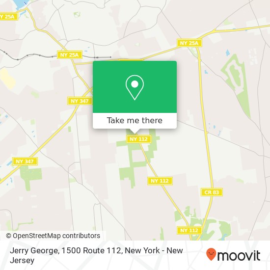 Mapa de Jerry George, 1500 Route 112