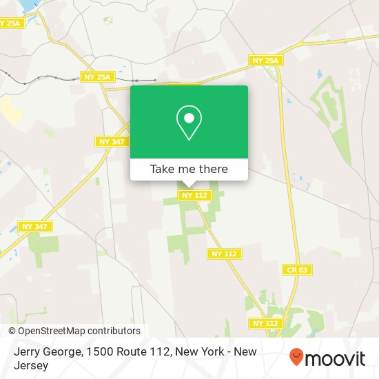 Jerry George, 1500 Route 112 map