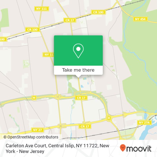 Carleton Ave Court, Central Islip, NY 11722 map