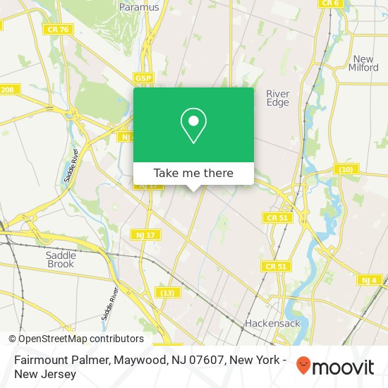 Fairmount Palmer, Maywood, NJ 07607 map