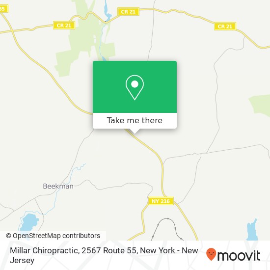 Millar Chiropractic, 2567 Route 55 map