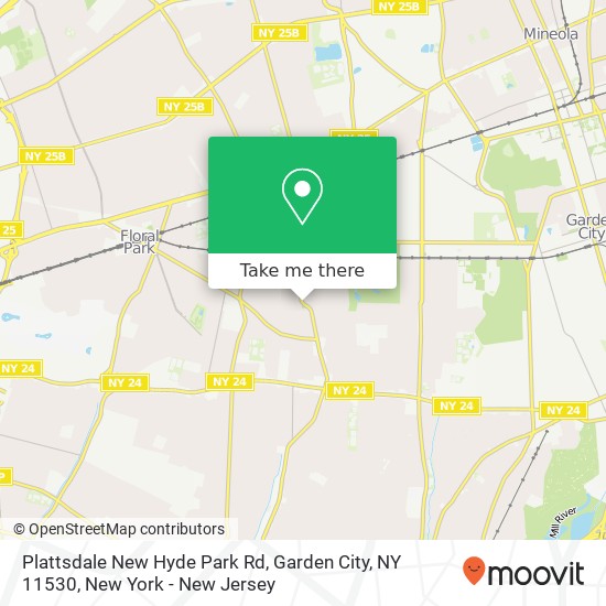 Plattsdale New Hyde Park Rd, Garden City, NY 11530 map